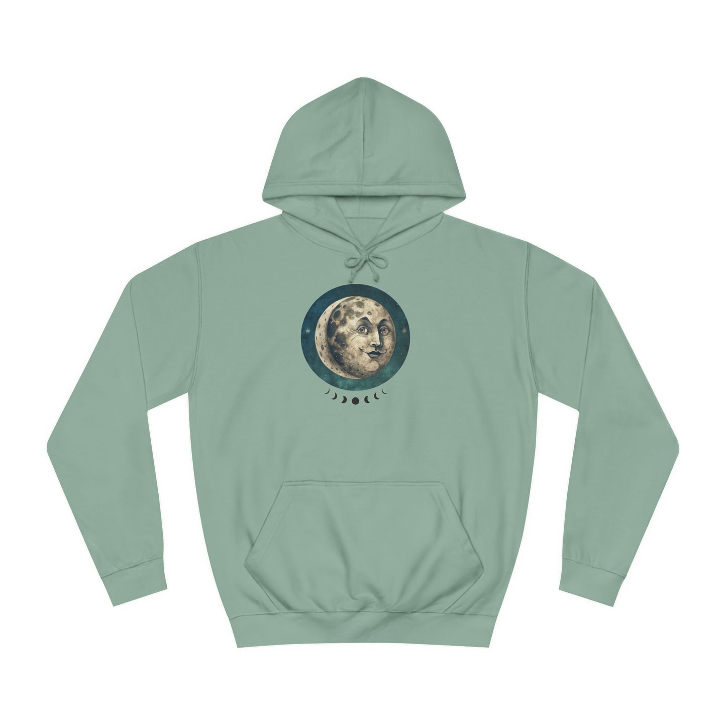 Space Ticket Unisex College Hoodie - Ticket to the Moon Design