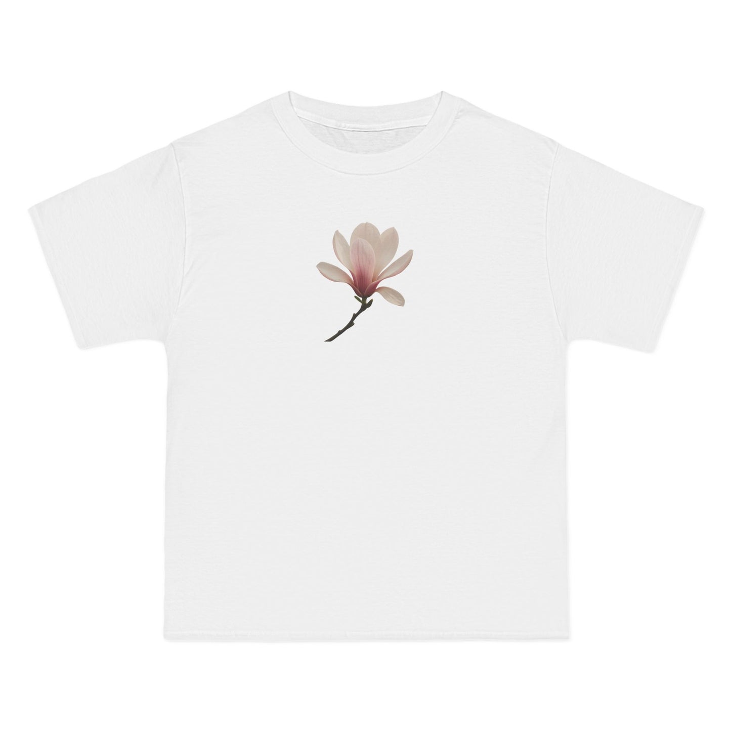 Floral Magnolia Short-Sleeve T-Shirt, Spring Fashion, Casual Wear, Gift for Nature Lovers, Everyday Style, Floral Tee