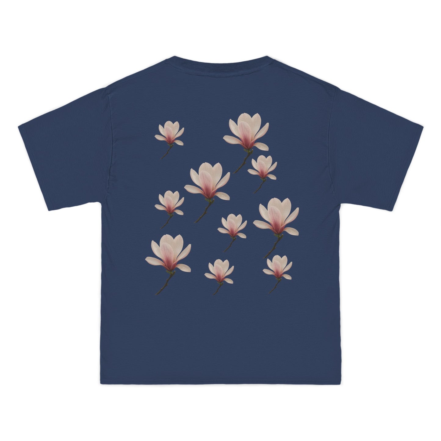 Floral Magnolia Short-Sleeve T-Shirt, Spring Fashion, Casual Wear, Gift for Nature Lovers, Everyday Style, Floral Tee