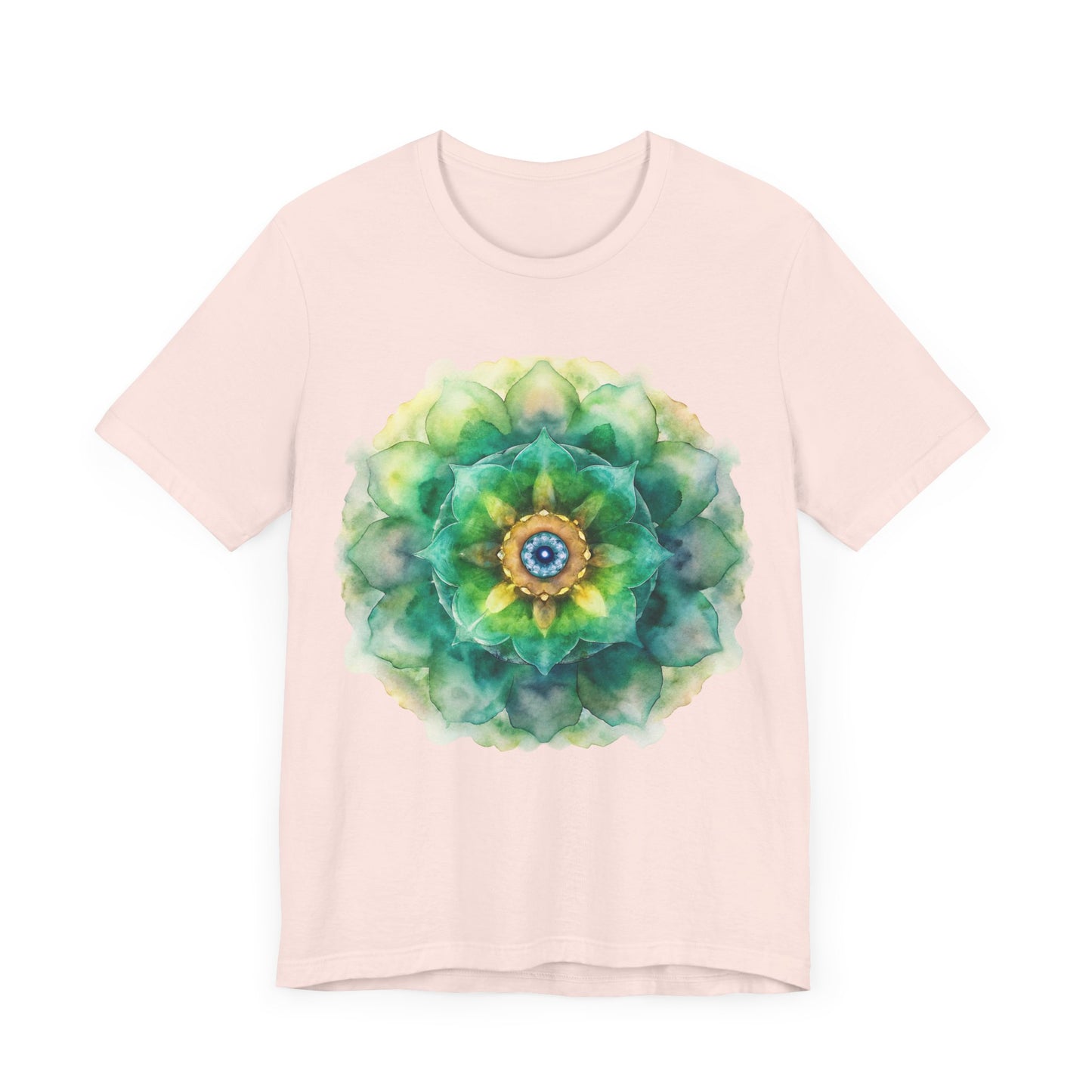 Bohemian Mandala Tee, Unisex Tee for Relaxation, Casual Wear, Gift for Nature Lovers, Festival Shirt, Art-Inspired Apparel