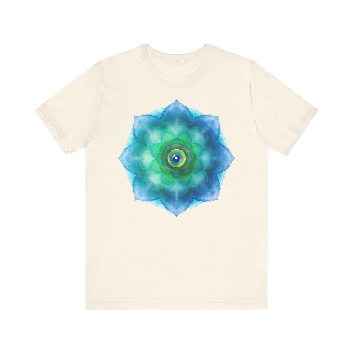 Bohemian Mandala Graphic Tee - Unisex Short Sleeve Shirt for Spiritual Vibes