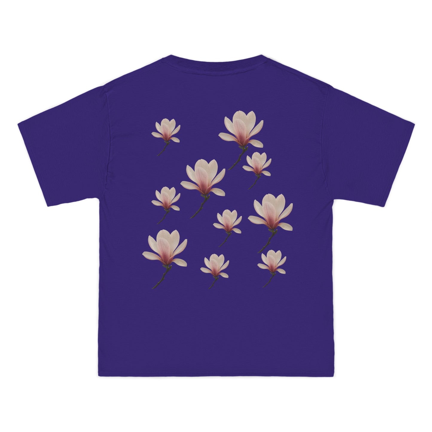 Floral Magnolia Short-Sleeve T-Shirt, Spring Fashion, Casual Wear, Gift for Nature Lovers, Everyday Style, Floral Tee