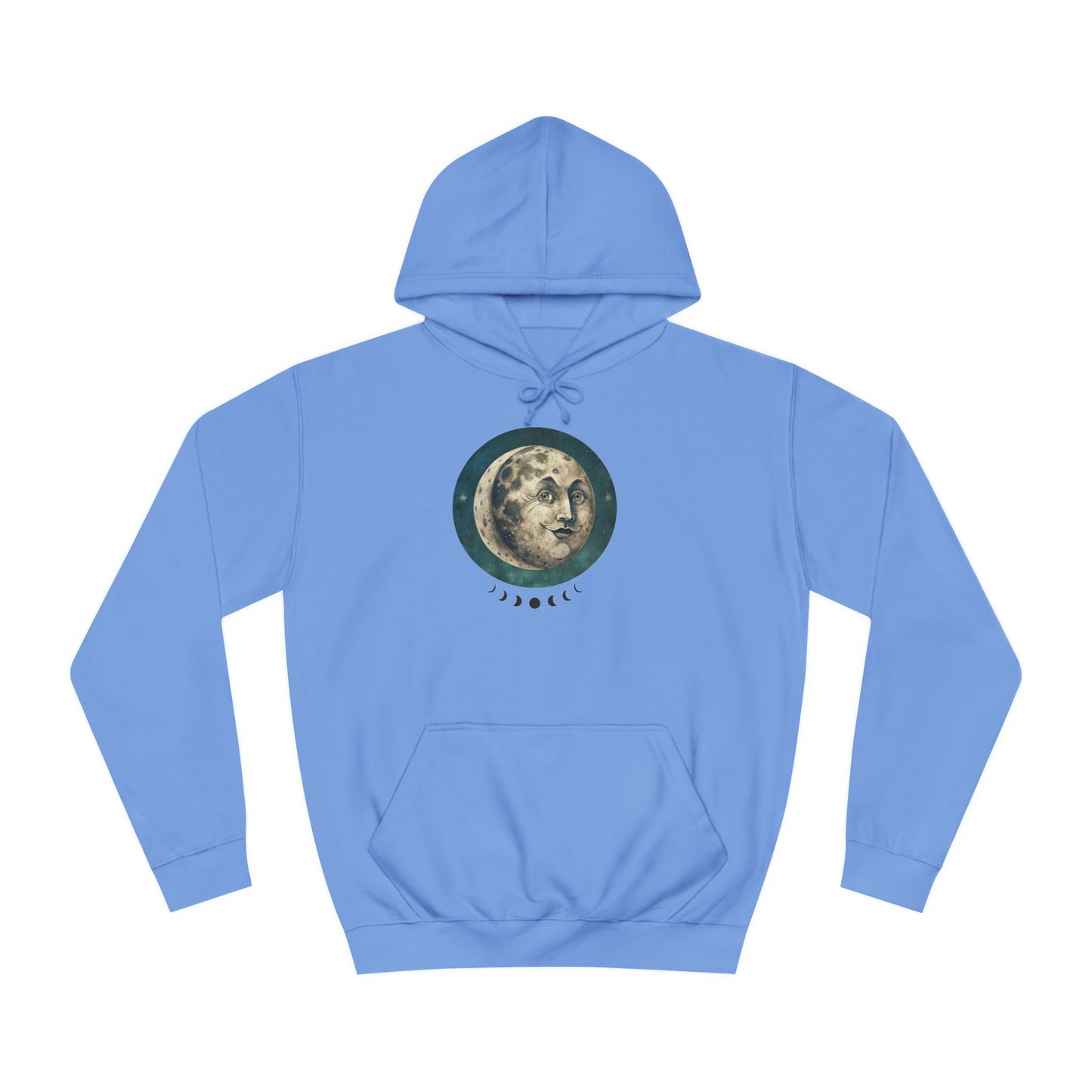 Space Ticket Unisex College Hoodie - Ticket to the Moon Design