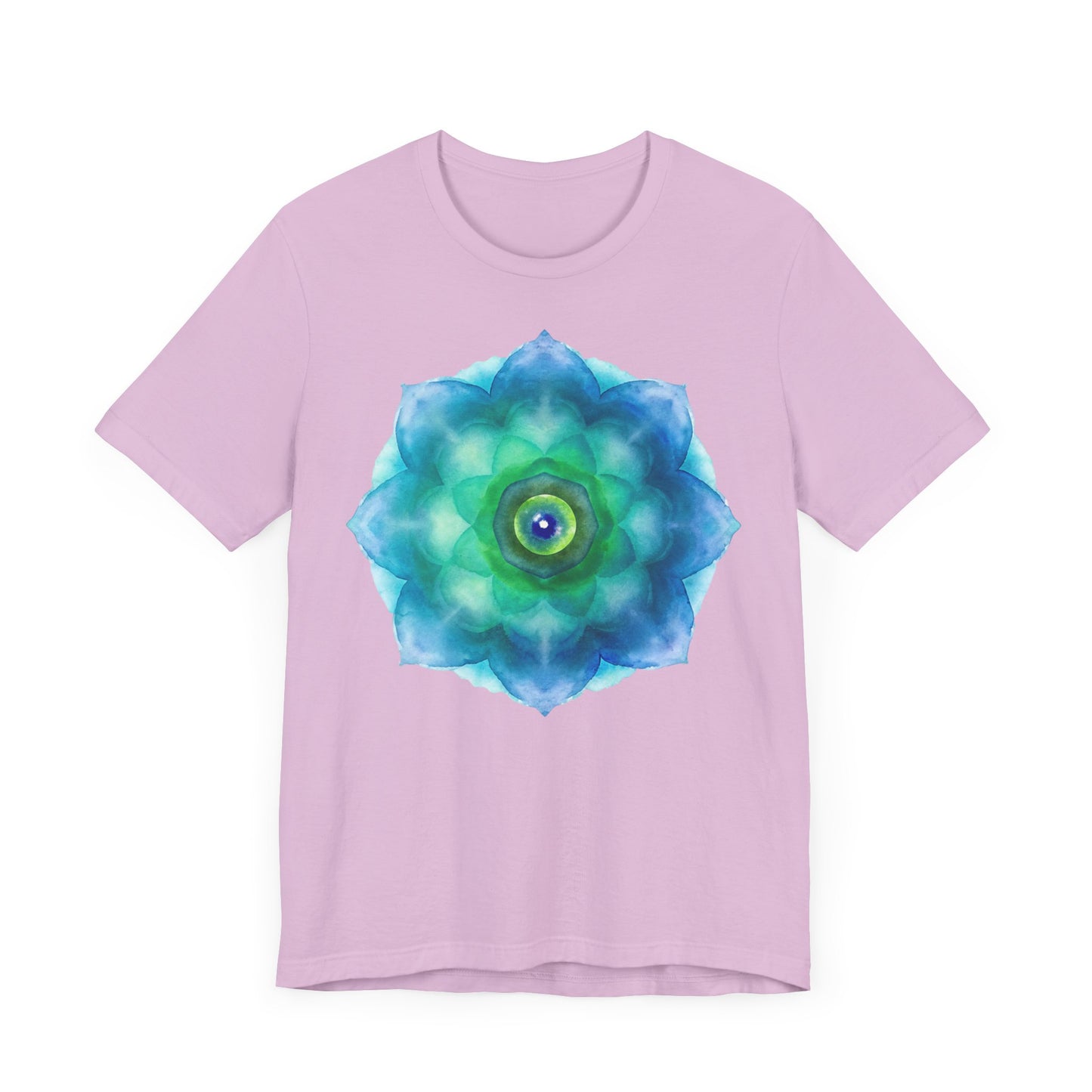 Bohemian Mandala Graphic Tee - Unisex Short Sleeve Shirt for Spiritual Vibes