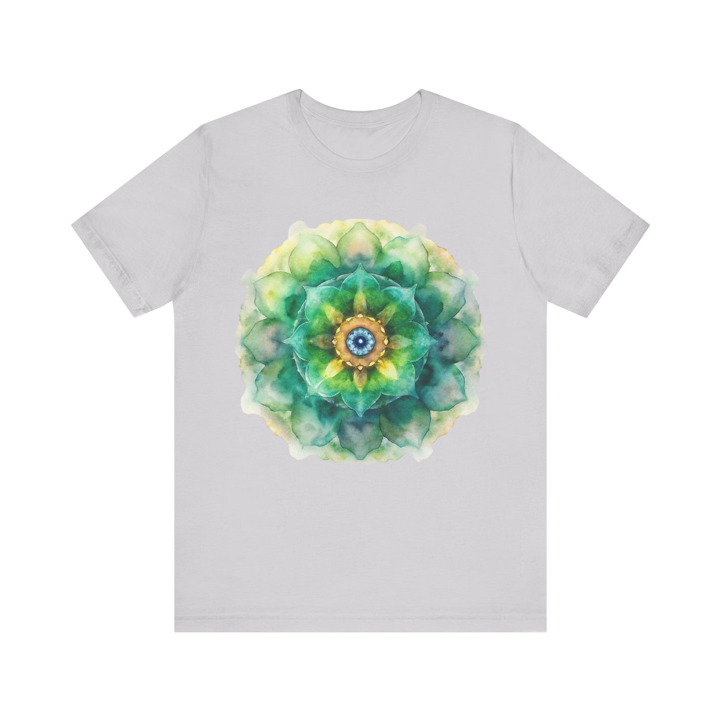 Bohemian Mandala Tee, Unisex Tee for Relaxation, Casual Wear, Gift for Nature Lovers, Festival Shirt, Art-Inspired Apparel