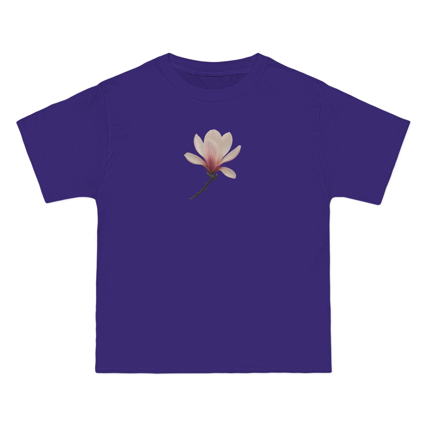 Floral Magnolia Short-Sleeve T-Shirt, Spring Fashion, Casual Wear, Gift for Nature Lovers, Everyday Style, Floral Tee