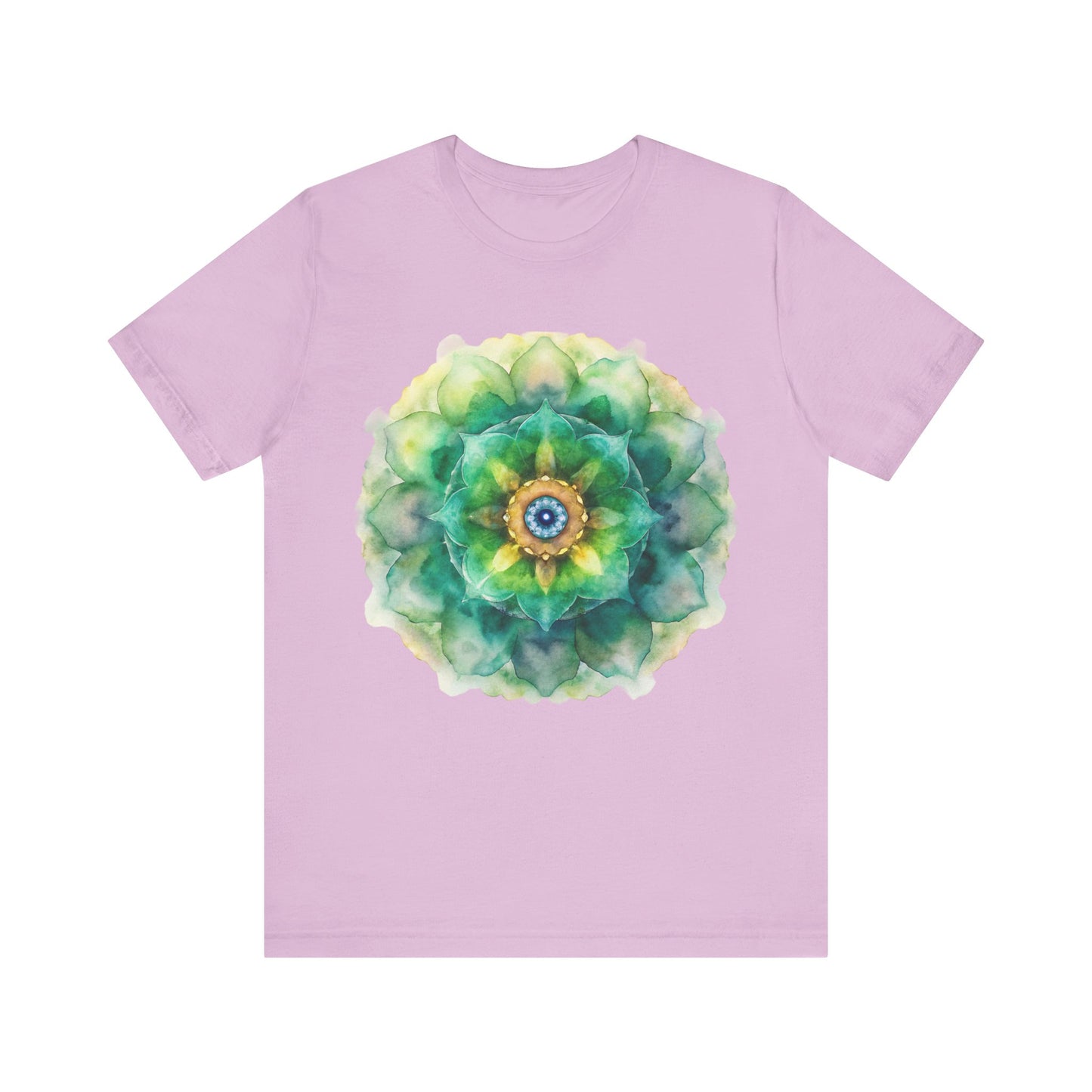 Bohemian Mandala Tee, Unisex Tee for Relaxation, Casual Wear, Gift for Nature Lovers, Festival Shirt, Art-Inspired Apparel