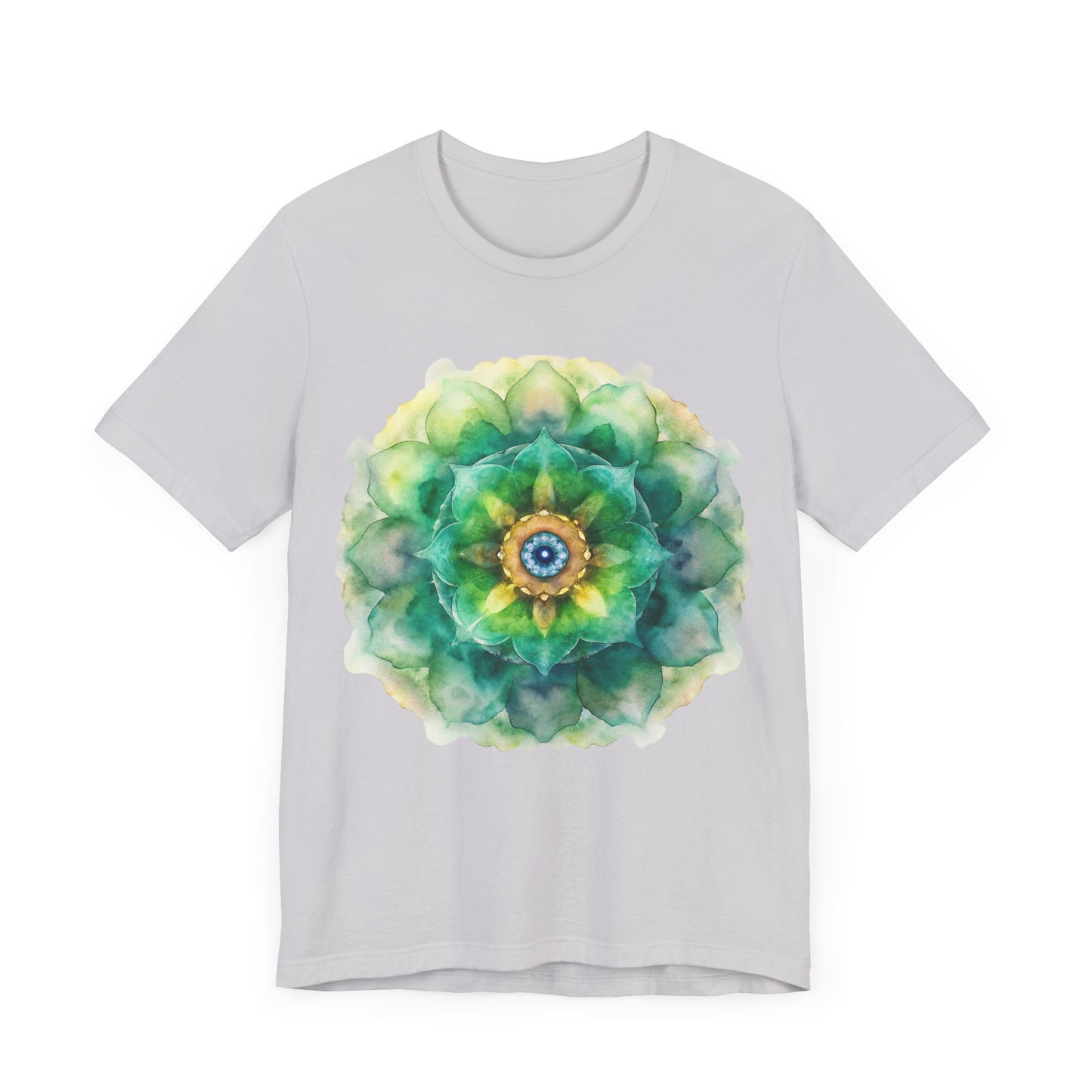 Bohemian Mandala Tee, Unisex Tee for Relaxation, Casual Wear, Gift for Nature Lovers, Festival Shirt, Art-Inspired Apparel