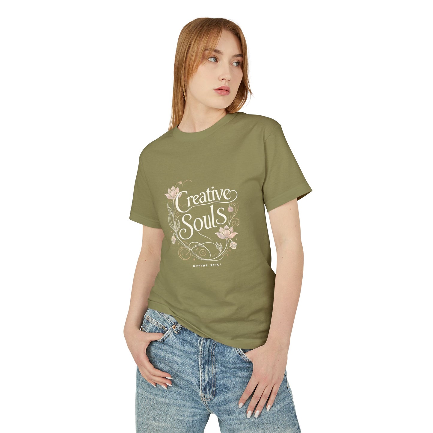 Creative Souls Heavyweight Tee - Unisex Cotton Shirt for Artistic Minds