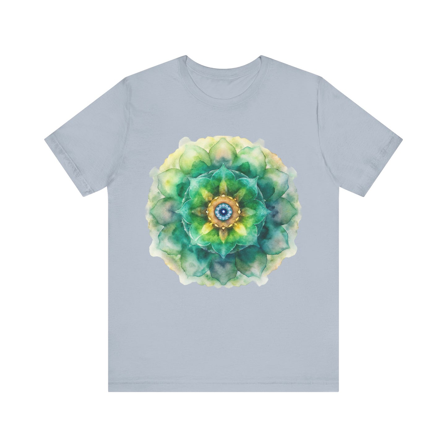 Bohemian Mandala Tee, Unisex Tee for Relaxation, Casual Wear, Gift for Nature Lovers, Festival Shirt, Art-Inspired Apparel