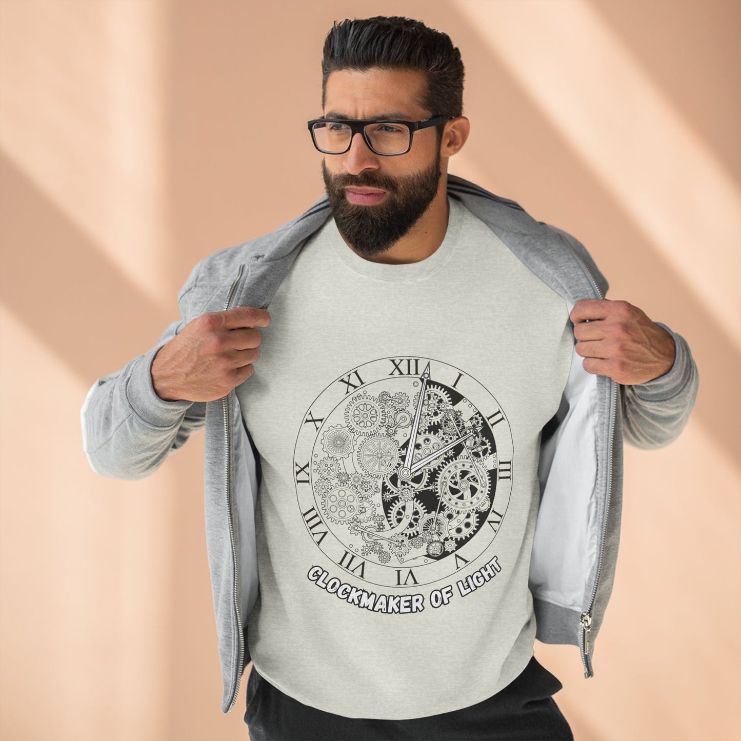 Clockmaker Unisex Sweatshirt with Best Light Times Design
