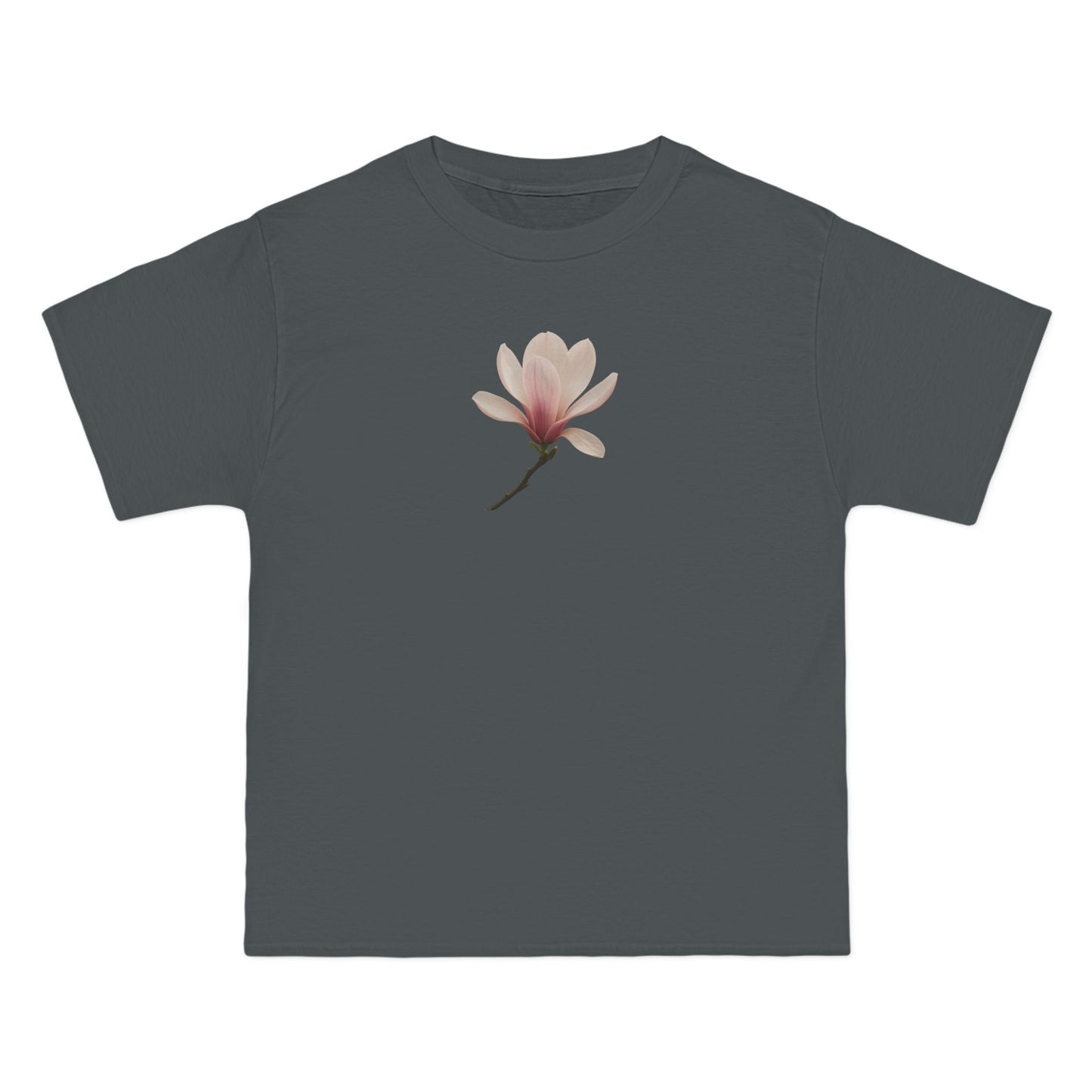 Floral Magnolia Short-Sleeve T-Shirt, Spring Fashion, Casual Wear, Gift for Nature Lovers, Everyday Style, Floral Tee