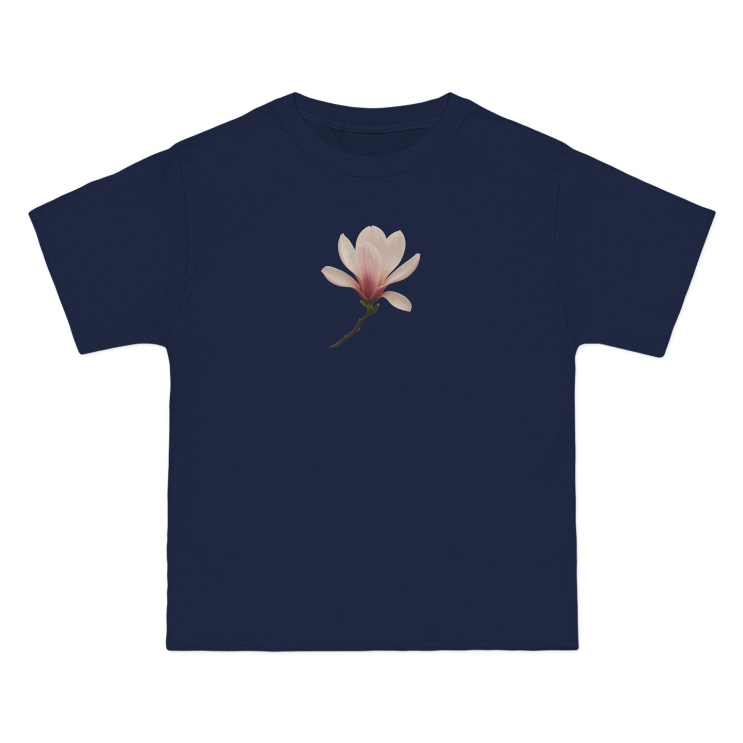 Floral Magnolia Short-Sleeve T-Shirt, Spring Fashion, Casual Wear, Gift for Nature Lovers, Everyday Style, Floral Tee