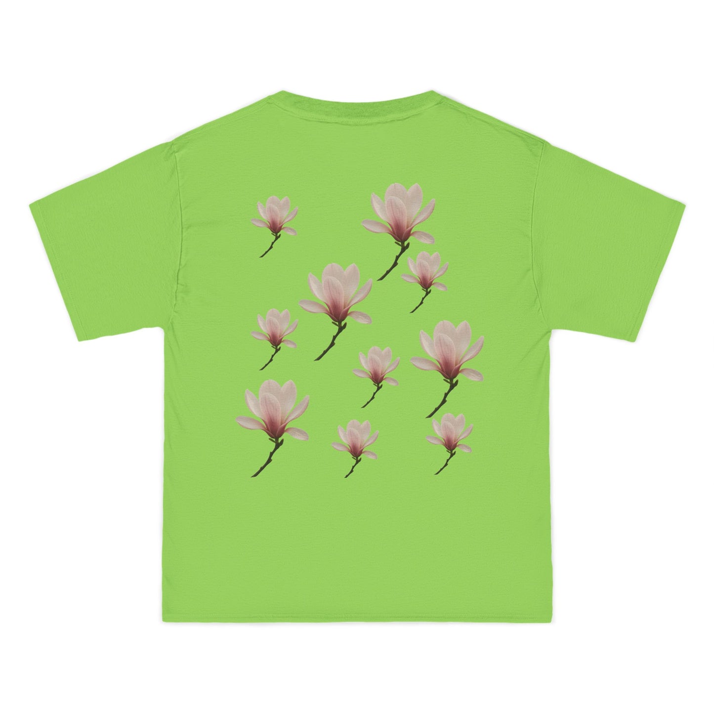 Floral Magnolia Short-Sleeve T-Shirt, Spring Fashion, Casual Wear, Gift for Nature Lovers, Everyday Style, Floral Tee