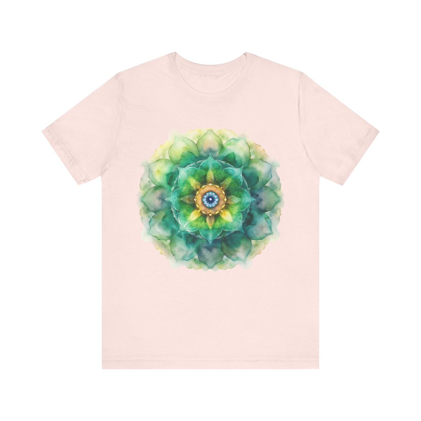 Bohemian Mandala Tee, Unisex Tee for Relaxation, Casual Wear, Gift for Nature Lovers, Festival Shirt, Art-Inspired Apparel