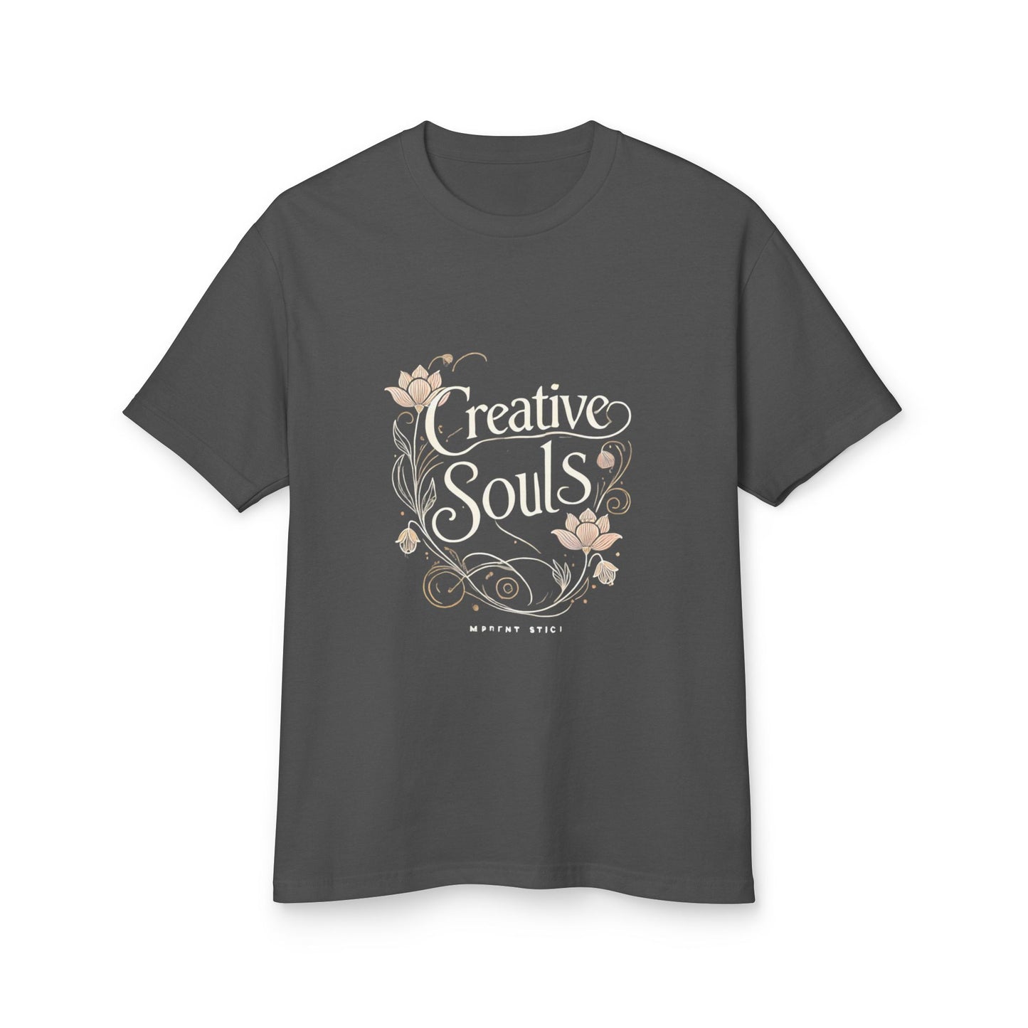 Creative Souls Heavyweight Tee - Unisex Cotton Shirt for Artistic Minds
