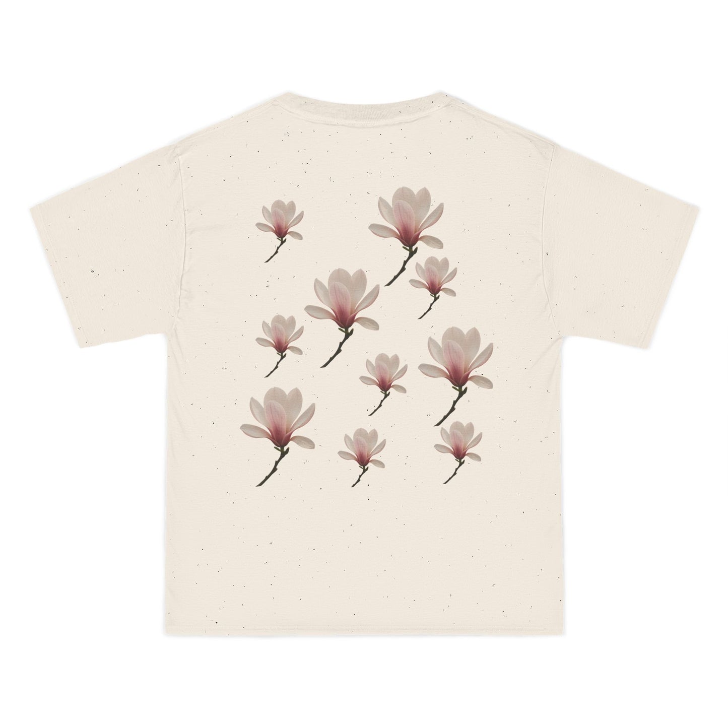 Floral Magnolia Short-Sleeve T-Shirt, Spring Fashion, Casual Wear, Gift for Nature Lovers, Everyday Style, Floral Tee