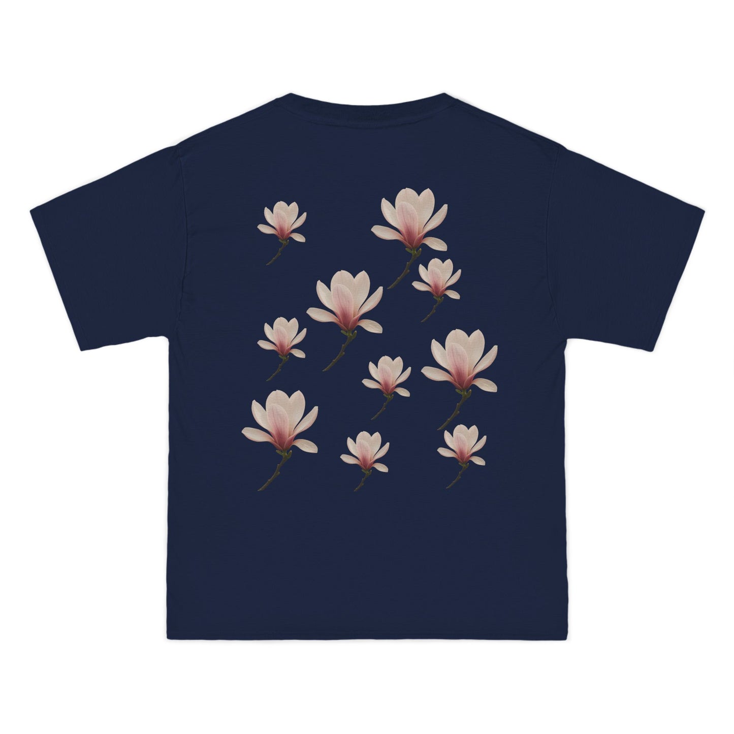 Floral Magnolia Short-Sleeve T-Shirt, Spring Fashion, Casual Wear, Gift for Nature Lovers, Everyday Style, Floral Tee