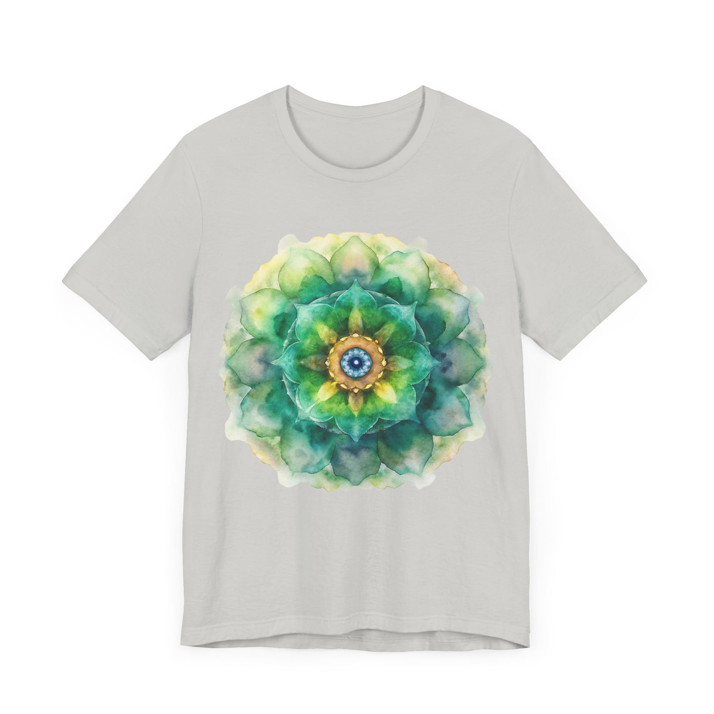 Bohemian Mandala Tee, Unisex Tee for Relaxation, Casual Wear, Gift for Nature Lovers, Festival Shirt, Art-Inspired Apparel