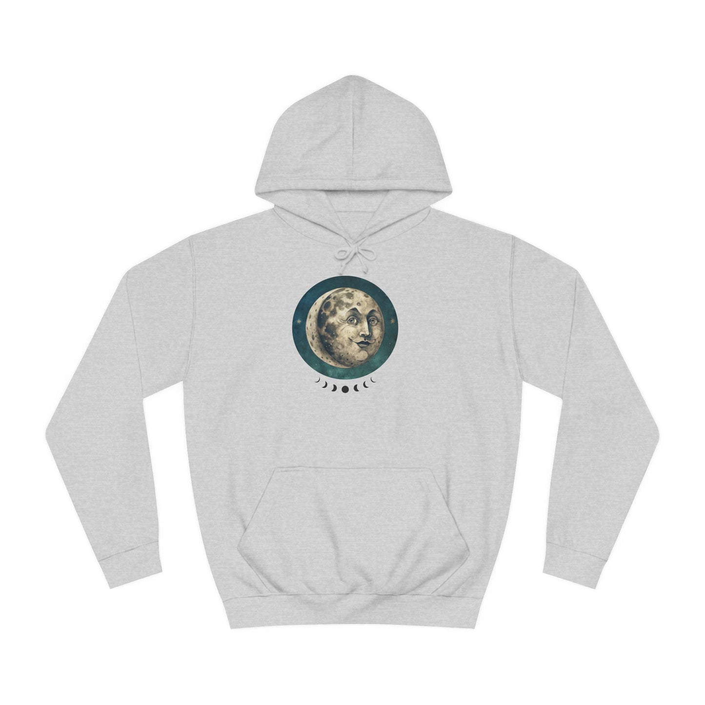Space Ticket Unisex College Hoodie - Ticket to the Moon Design
