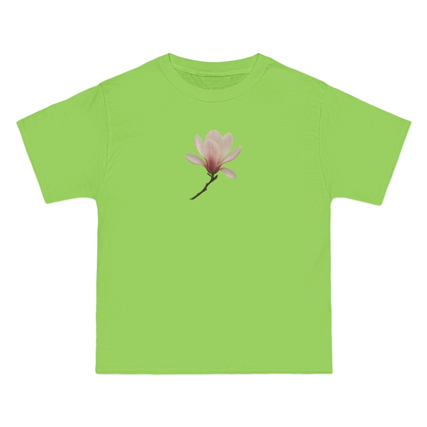 Floral Magnolia Short-Sleeve T-Shirt, Spring Fashion, Casual Wear, Gift for Nature Lovers, Everyday Style, Floral Tee