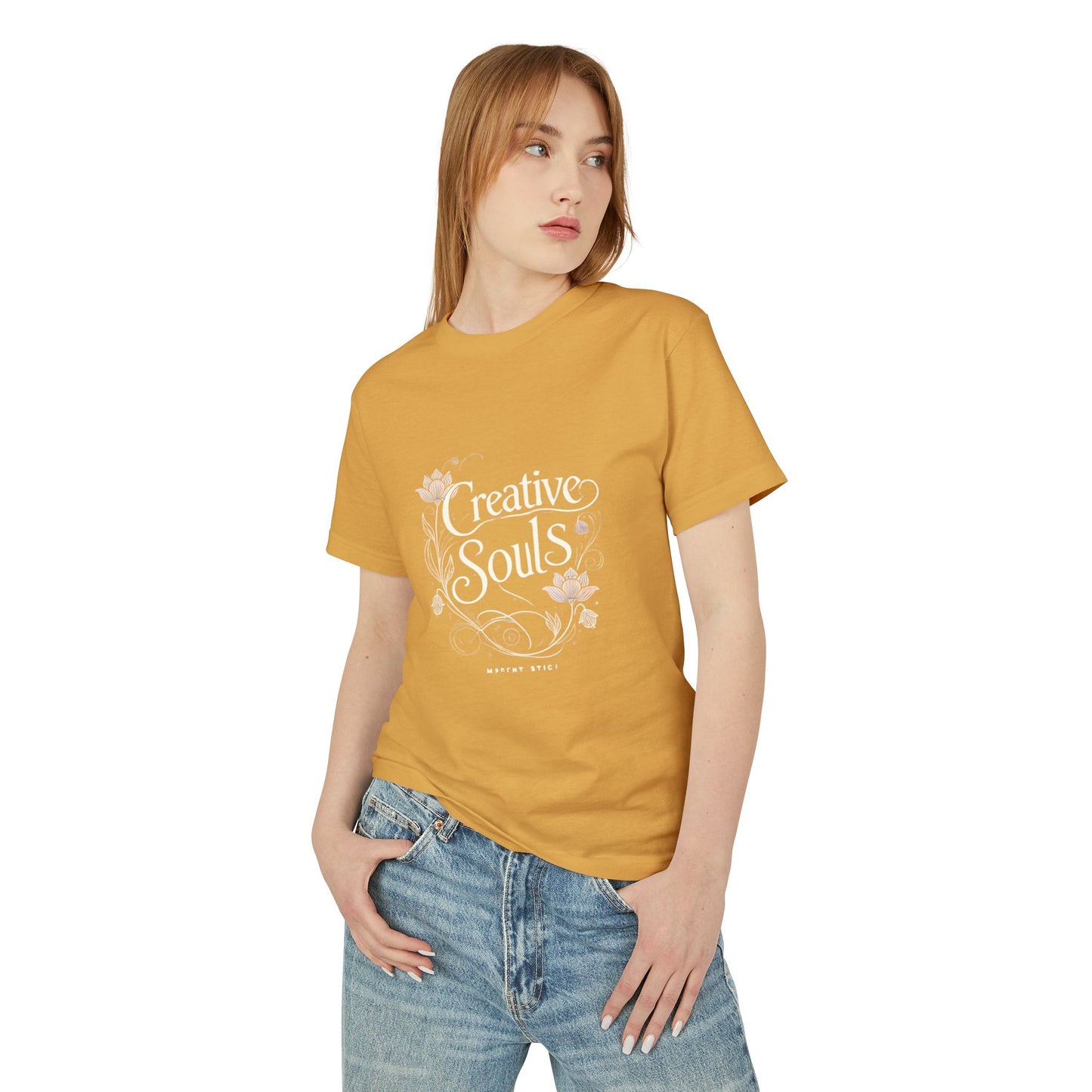 Creative Souls Heavyweight Tee - Unisex Cotton Shirt for Artistic Minds