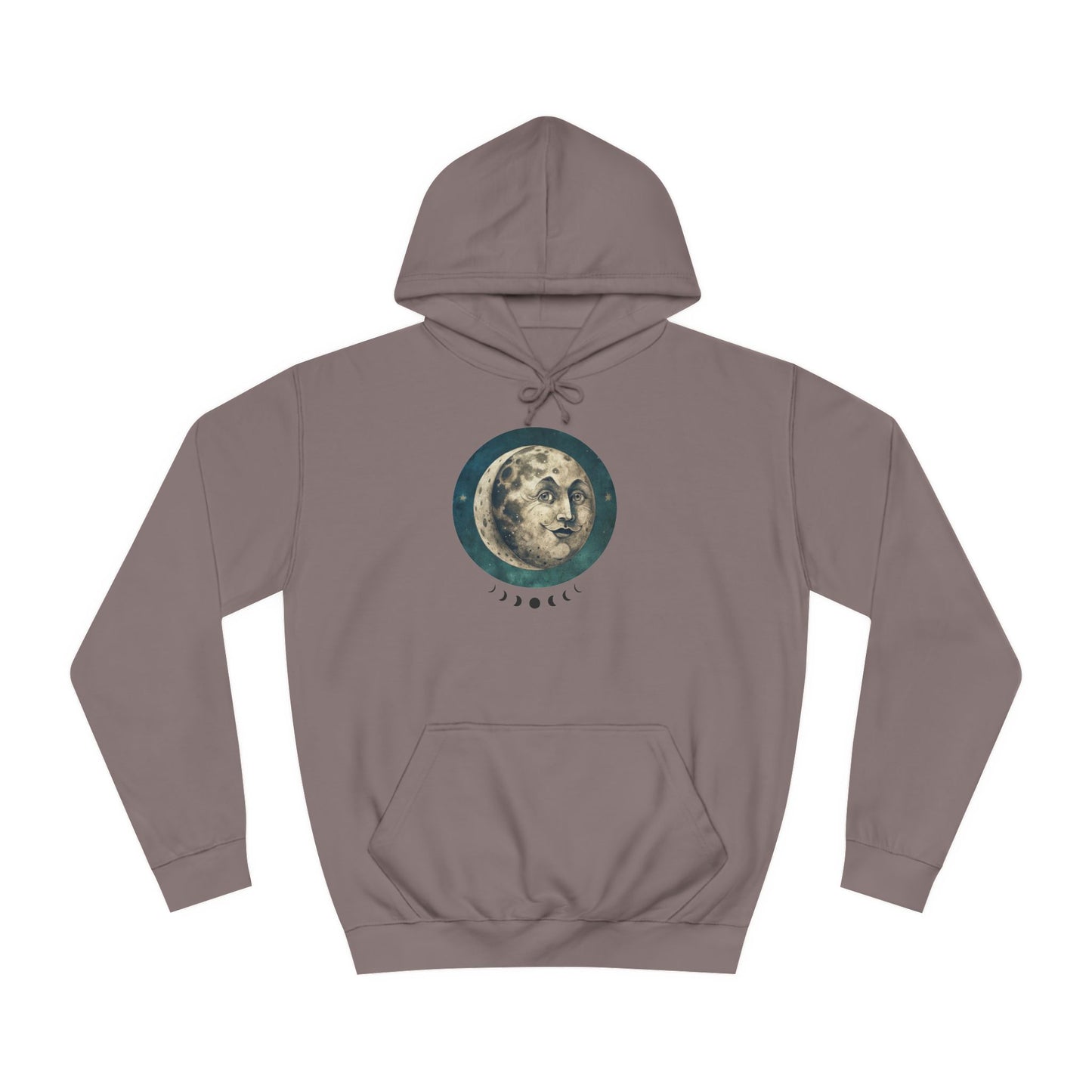 Space Ticket Unisex College Hoodie - Ticket to the Moon Design