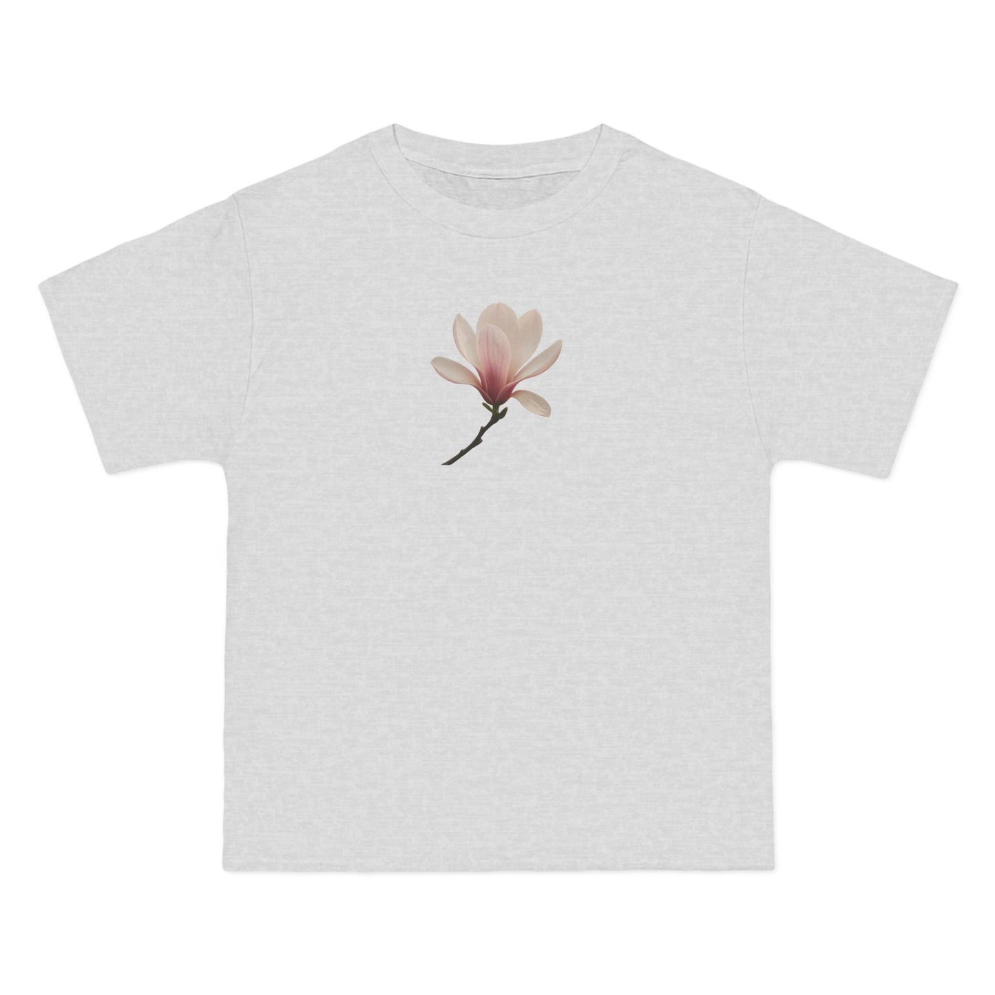 Floral Magnolia Short-Sleeve T-Shirt, Spring Fashion, Casual Wear, Gift for Nature Lovers, Everyday Style, Floral Tee