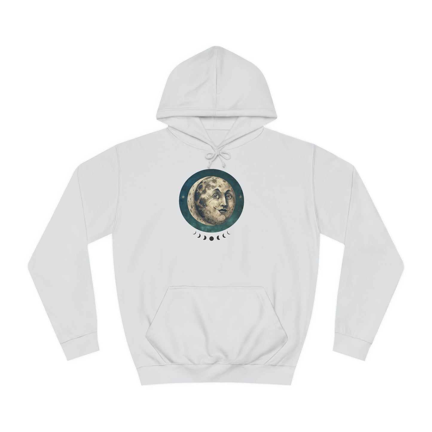 Space Ticket Unisex College Hoodie - Ticket to the Moon Design
