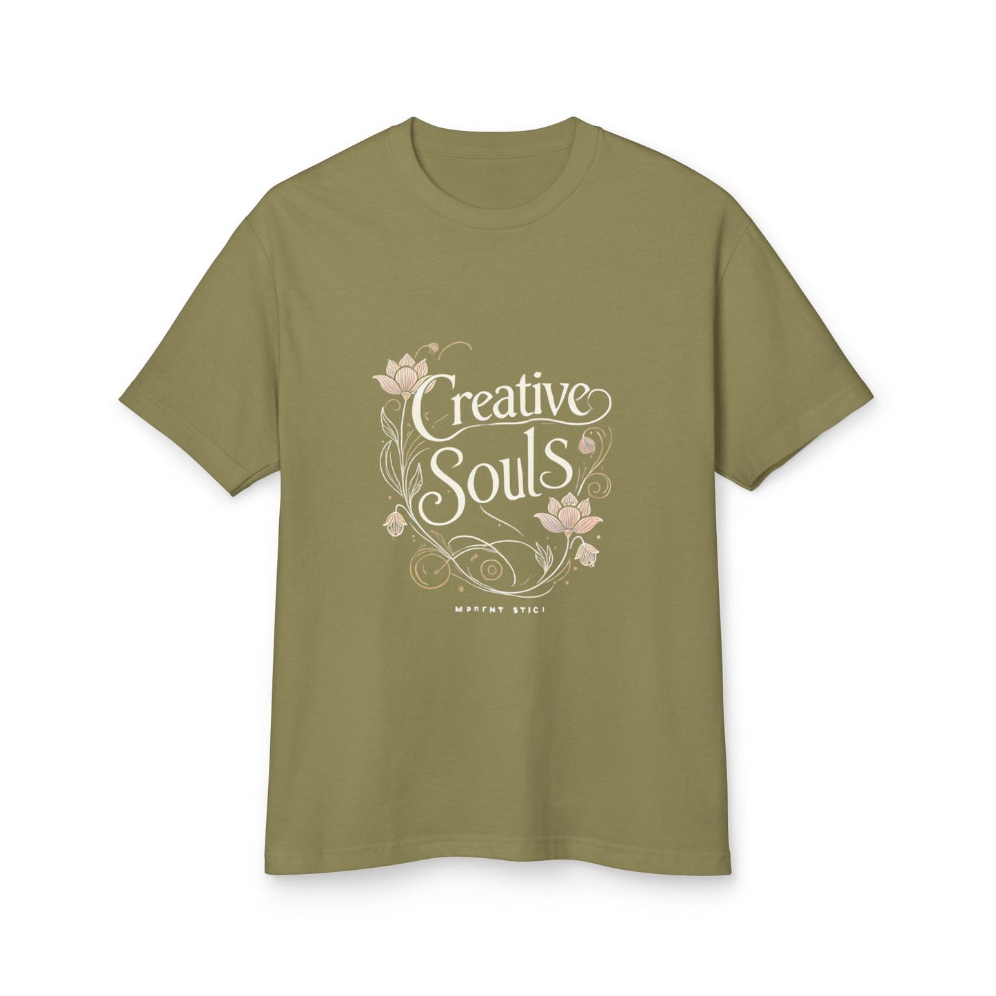 Creative Souls Heavyweight Tee - Unisex Cotton Shirt for Artistic Minds