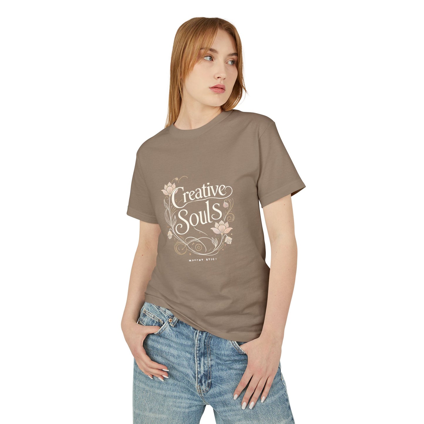 Creative Souls Heavyweight Tee - Unisex Cotton Shirt for Artistic Minds