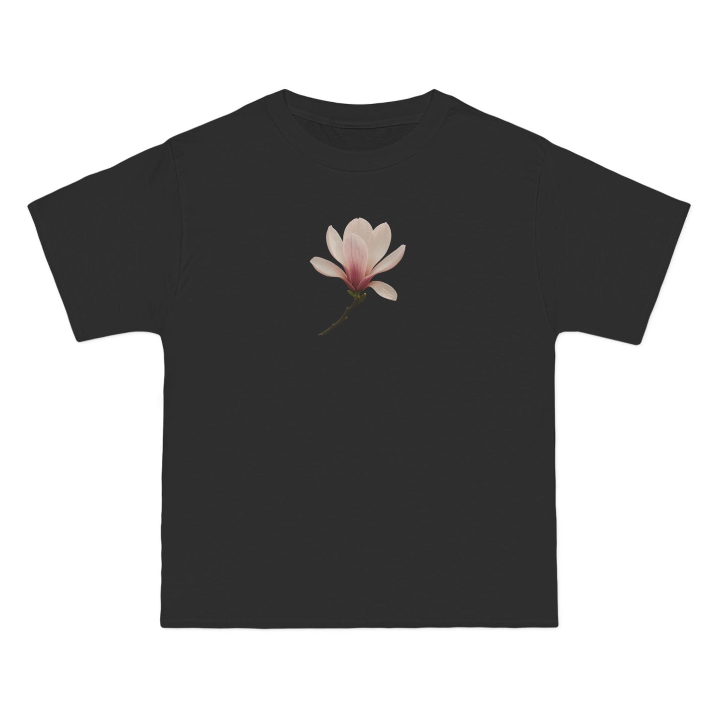 Floral Magnolia Short-Sleeve T-Shirt, Spring Fashion, Casual Wear, Gift for Nature Lovers, Everyday Style, Floral Tee