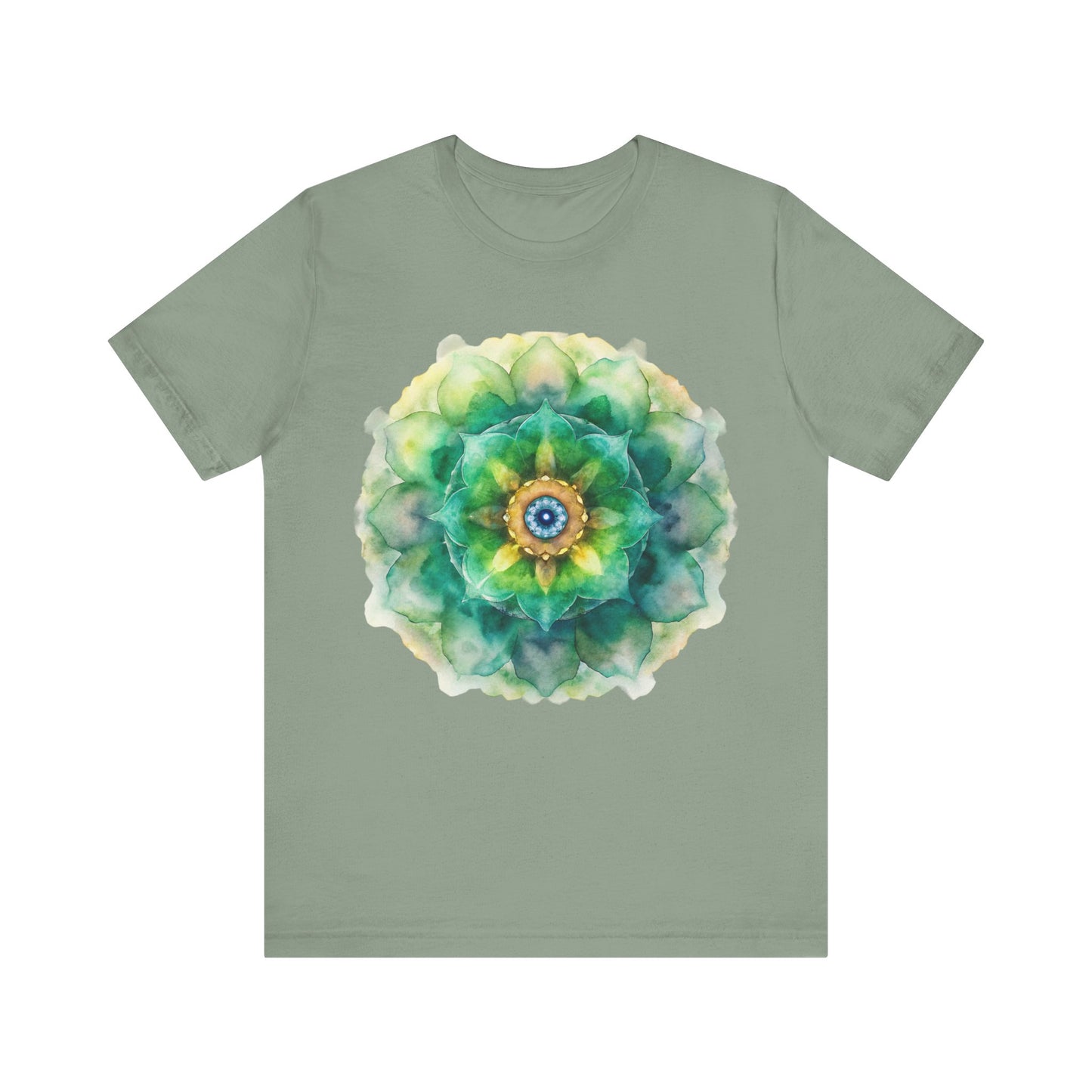 Bohemian Mandala Tee, Unisex Tee for Relaxation, Casual Wear, Gift for Nature Lovers, Festival Shirt, Art-Inspired Apparel