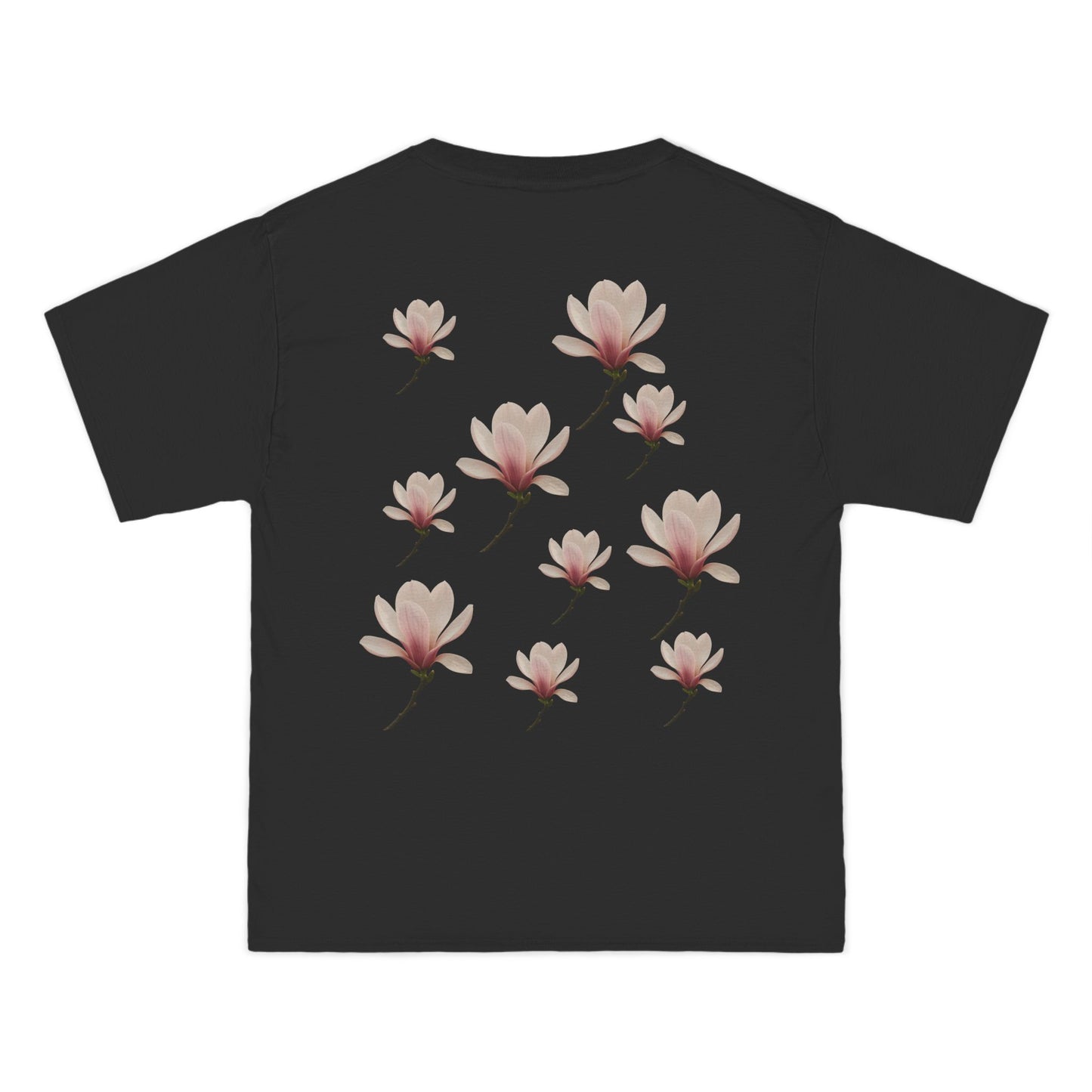 Floral Magnolia Short-Sleeve T-Shirt, Spring Fashion, Casual Wear, Gift for Nature Lovers, Everyday Style, Floral Tee