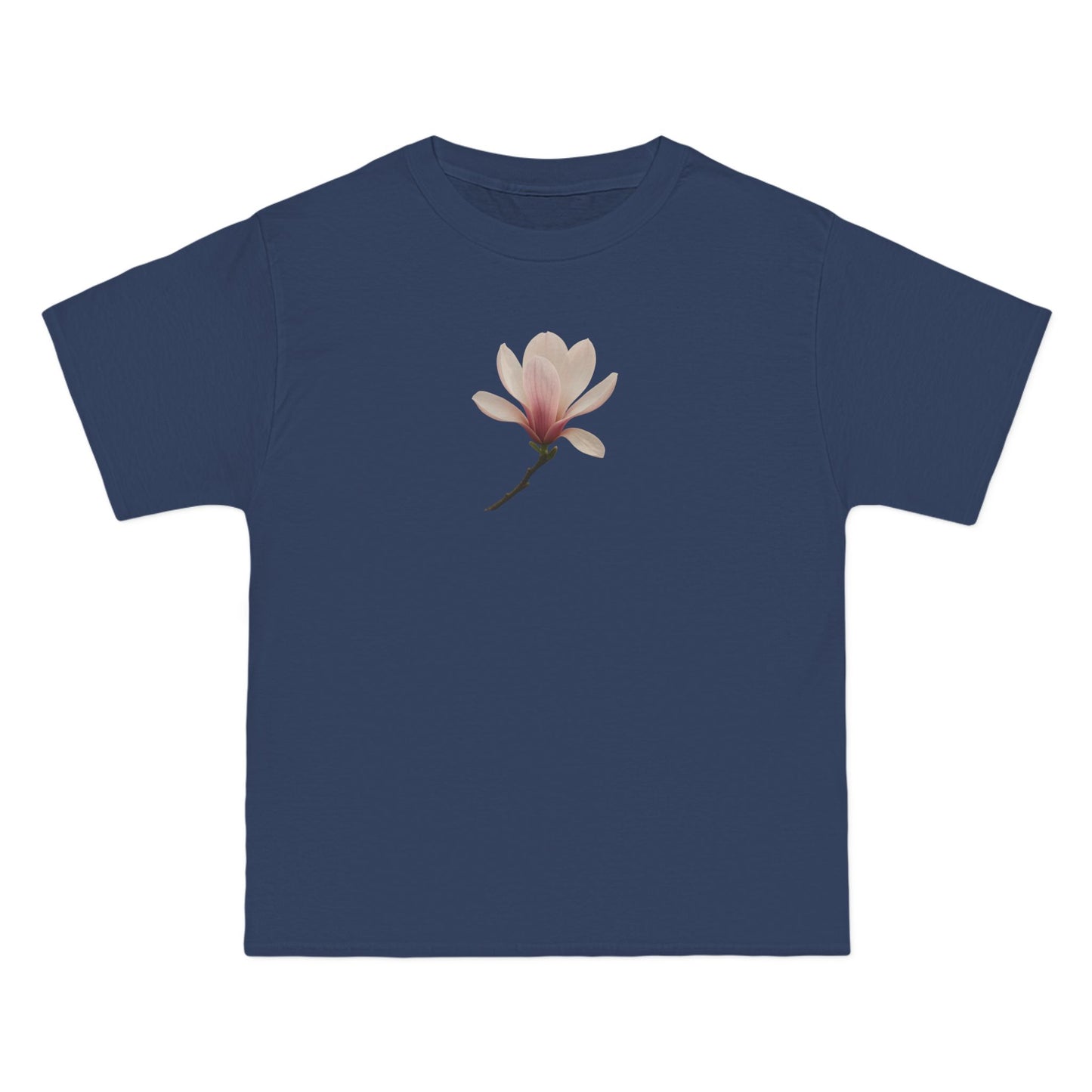 Floral Magnolia Short-Sleeve T-Shirt, Spring Fashion, Casual Wear, Gift for Nature Lovers, Everyday Style, Floral Tee
