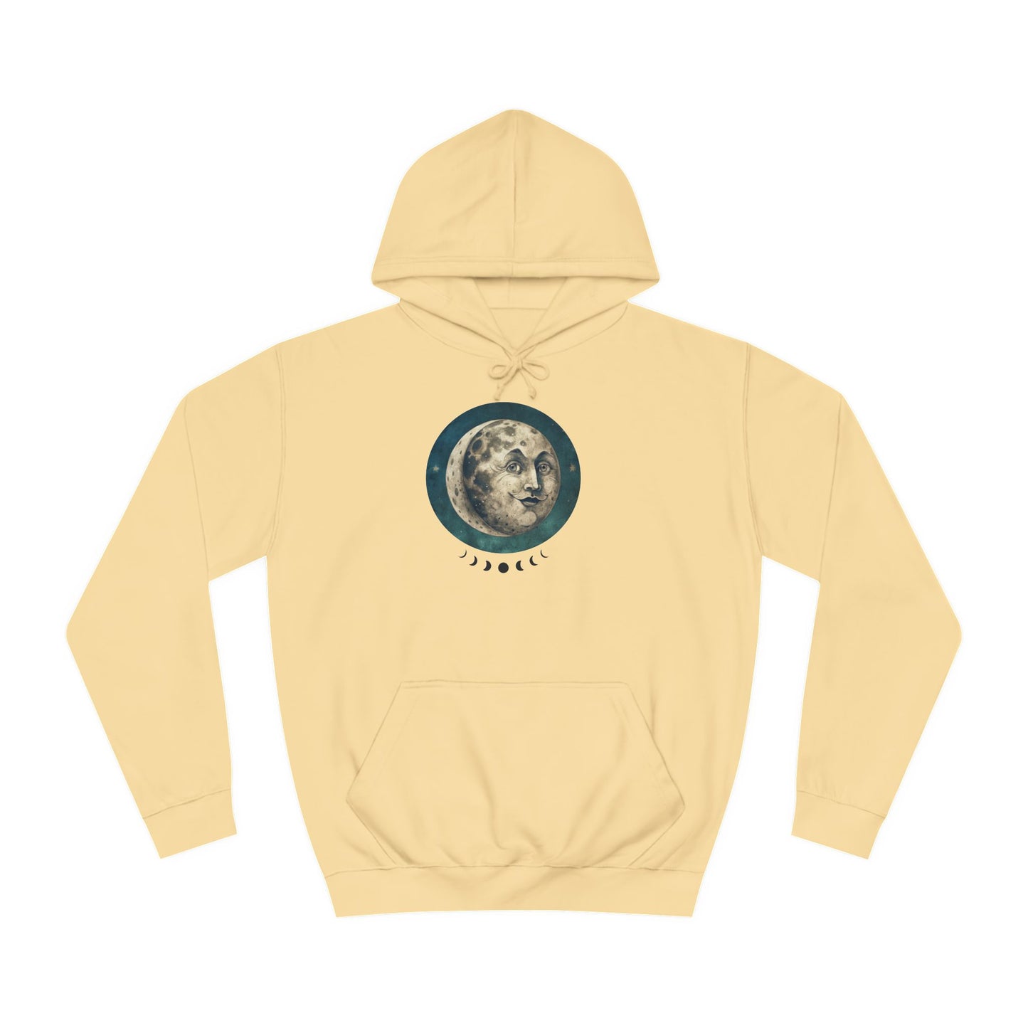 Space Ticket Unisex College Hoodie - Ticket to the Moon Design
