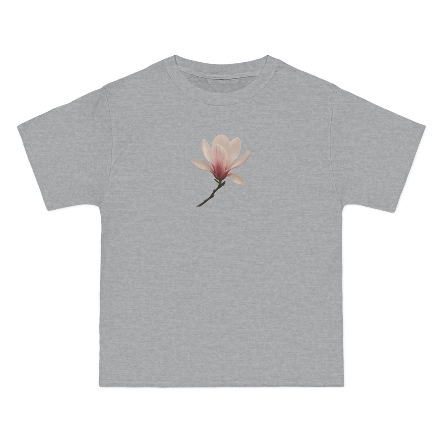 Floral Magnolia Short-Sleeve T-Shirt, Spring Fashion, Casual Wear, Gift for Nature Lovers, Everyday Style, Floral Tee