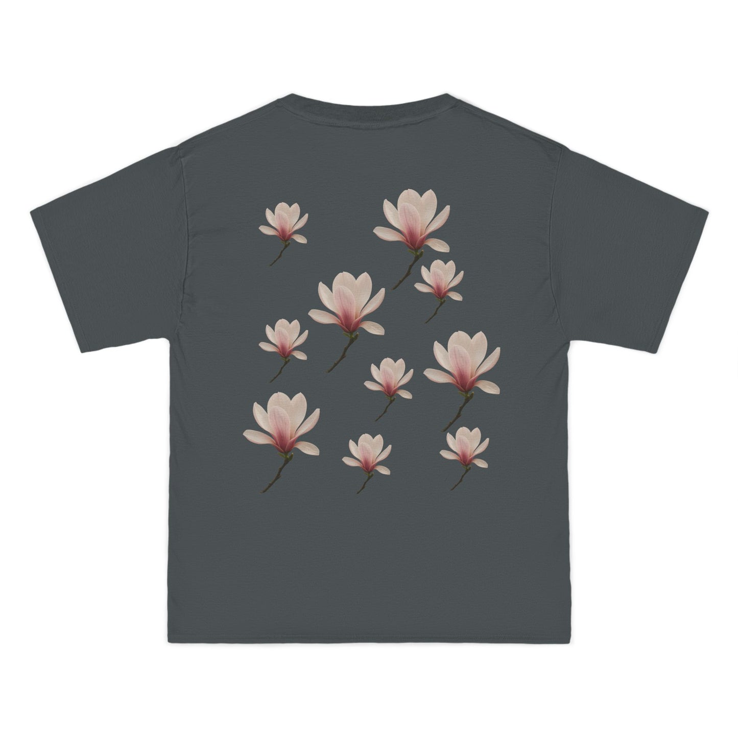 Floral Magnolia Short-Sleeve T-Shirt, Spring Fashion, Casual Wear, Gift for Nature Lovers, Everyday Style, Floral Tee