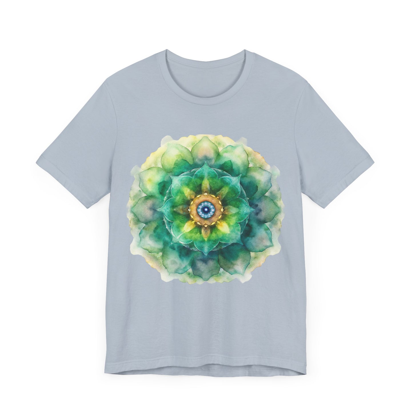 Bohemian Mandala Tee, Unisex Tee for Relaxation, Casual Wear, Gift for Nature Lovers, Festival Shirt, Art-Inspired Apparel
