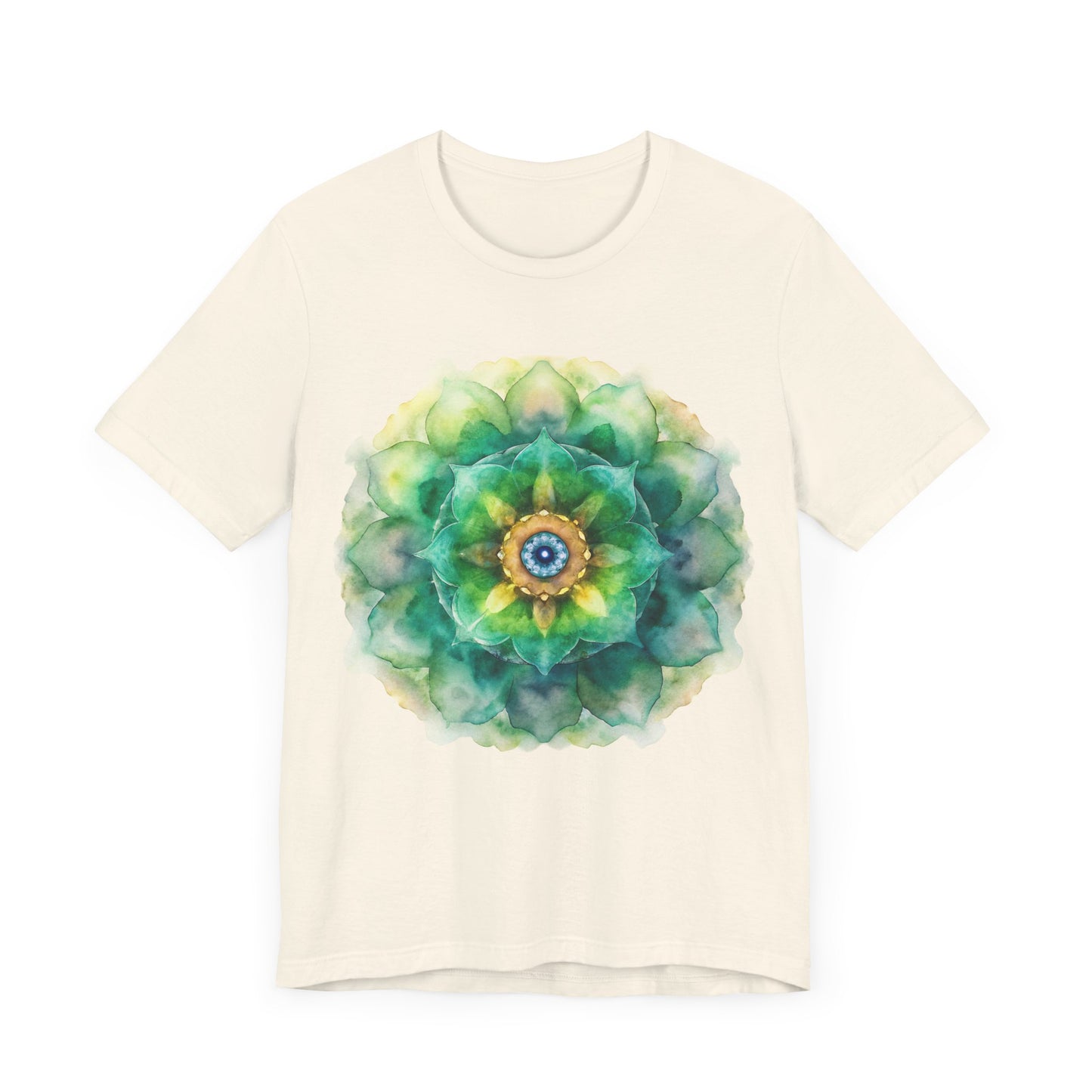 Bohemian Mandala Tee, Unisex Tee for Relaxation, Casual Wear, Gift for Nature Lovers, Festival Shirt, Art-Inspired Apparel