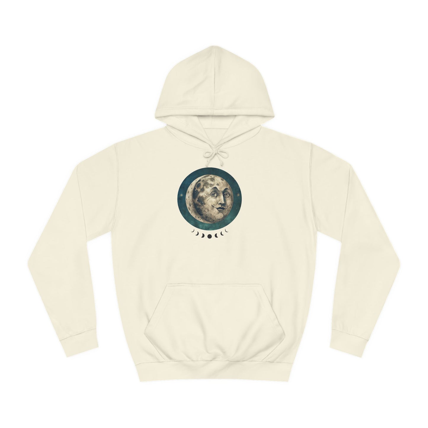 Space Ticket Unisex College Hoodie - Ticket to the Moon Design