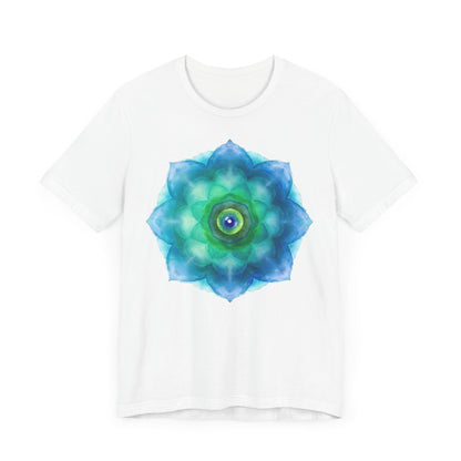 Bohemian Mandala Graphic Tee - Unisex Short Sleeve Shirt for Spiritual Vibes