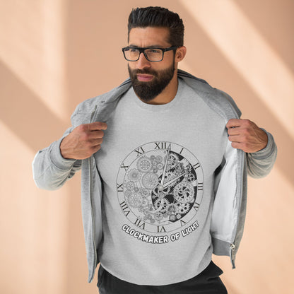 Clockmaker Unisex Sweatshirt with Best Light Times Design