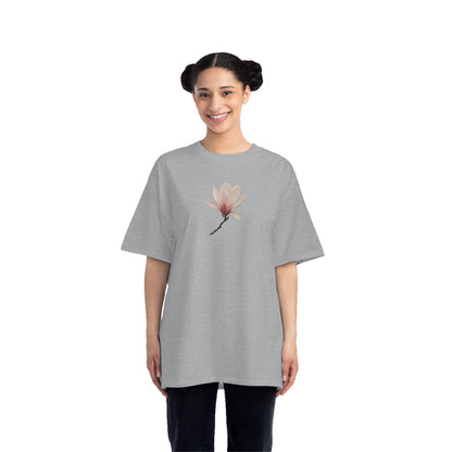 Floral Magnolia Short-Sleeve T-Shirt, Spring Fashion, Casual Wear, Gift for Nature Lovers, Everyday Style, Floral Tee