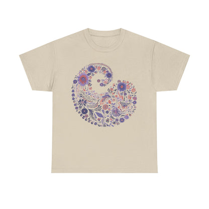 Mindful Unisex Tee - Walking with Harmonious Mind for You and Me