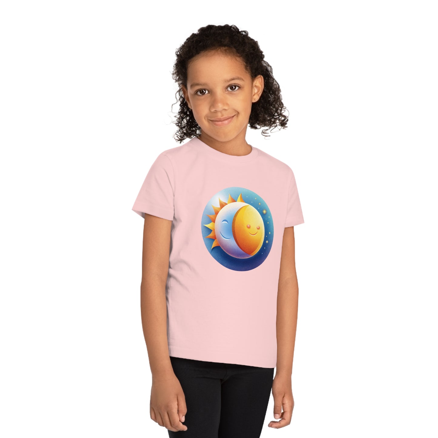 Kids' Creator T-Shirt - Sun and Moon Happiness Design