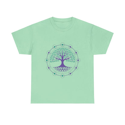 connection between the earth and heaven Unisex Heavy Cotton Tee