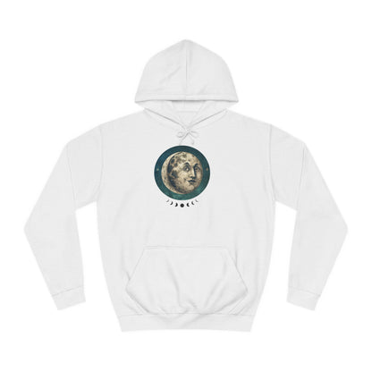 Space Ticket Unisex College Hoodie - Ticket to the Moon Design