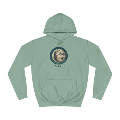 Space Ticket Unisex College Hoodie - Ticket to the Moon Design