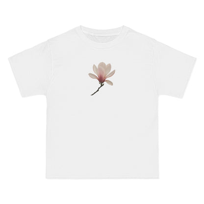 Floral Magnolia Short-Sleeve T-Shirt, Spring Fashion, Casual Wear, Gift for Nature Lovers, Everyday Style, Floral Tee